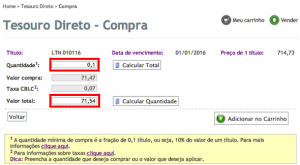 Compra no Tesouro Direto Compra no Tesouro Direto