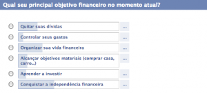 Enquete na fan page do Quero Ficar Rico Enquete na fan page do Quero Ficar Rico